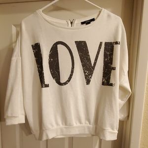 Forever 21 crop sweatshirt